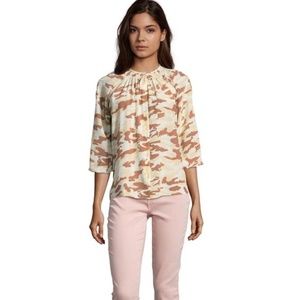 *Clearance* Tucker The Classic Blouse Tan Camo Top